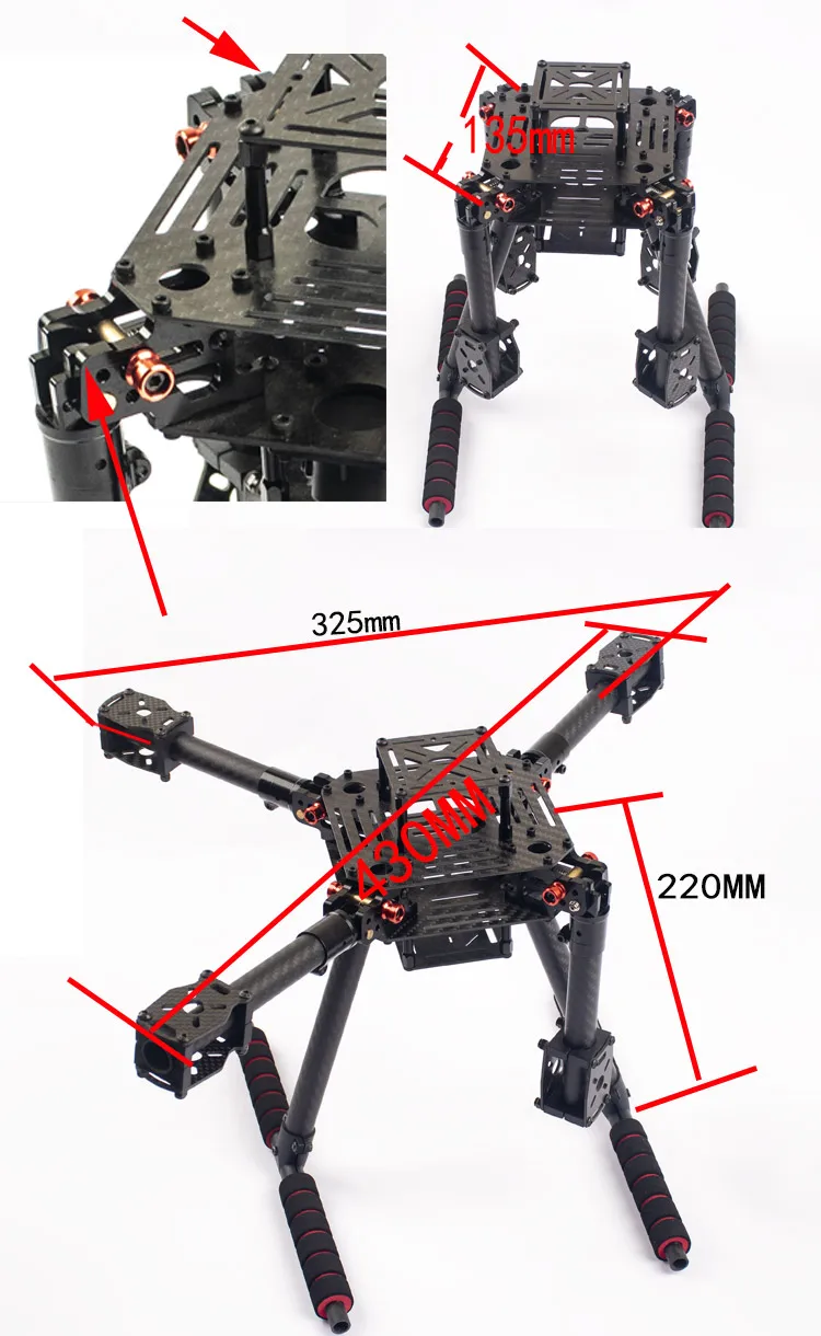 Flyroun LX350 PRO 350mm drone  - đánh giá và giá Thermal Imager Drone Gimbal