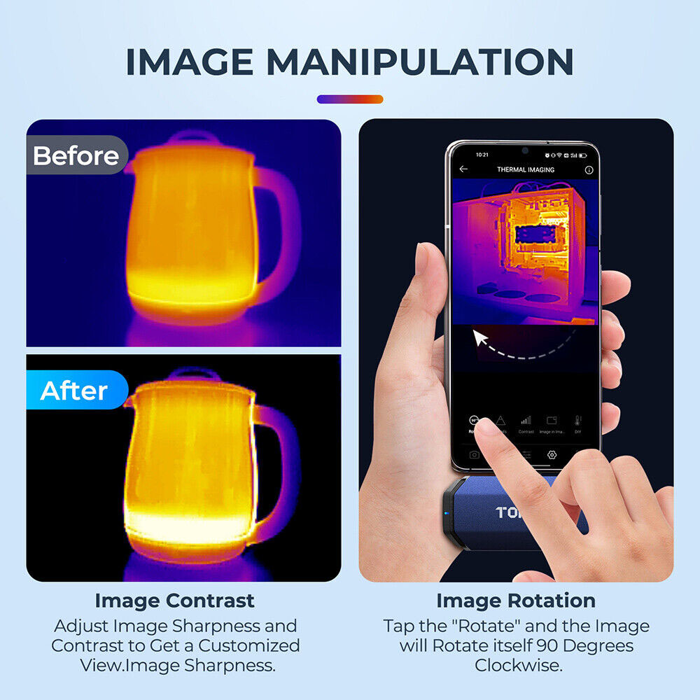 TOPDON TC001 Nhiệt 256X192 Hồn - đánh giá và giá Thermal Imaging Camera 256X192