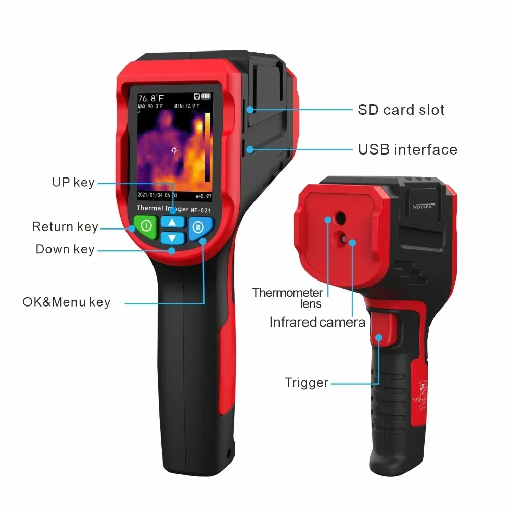 thermal camera infrared therma - đánh giá và giá Nf 521 Thermal Imaging Camera
