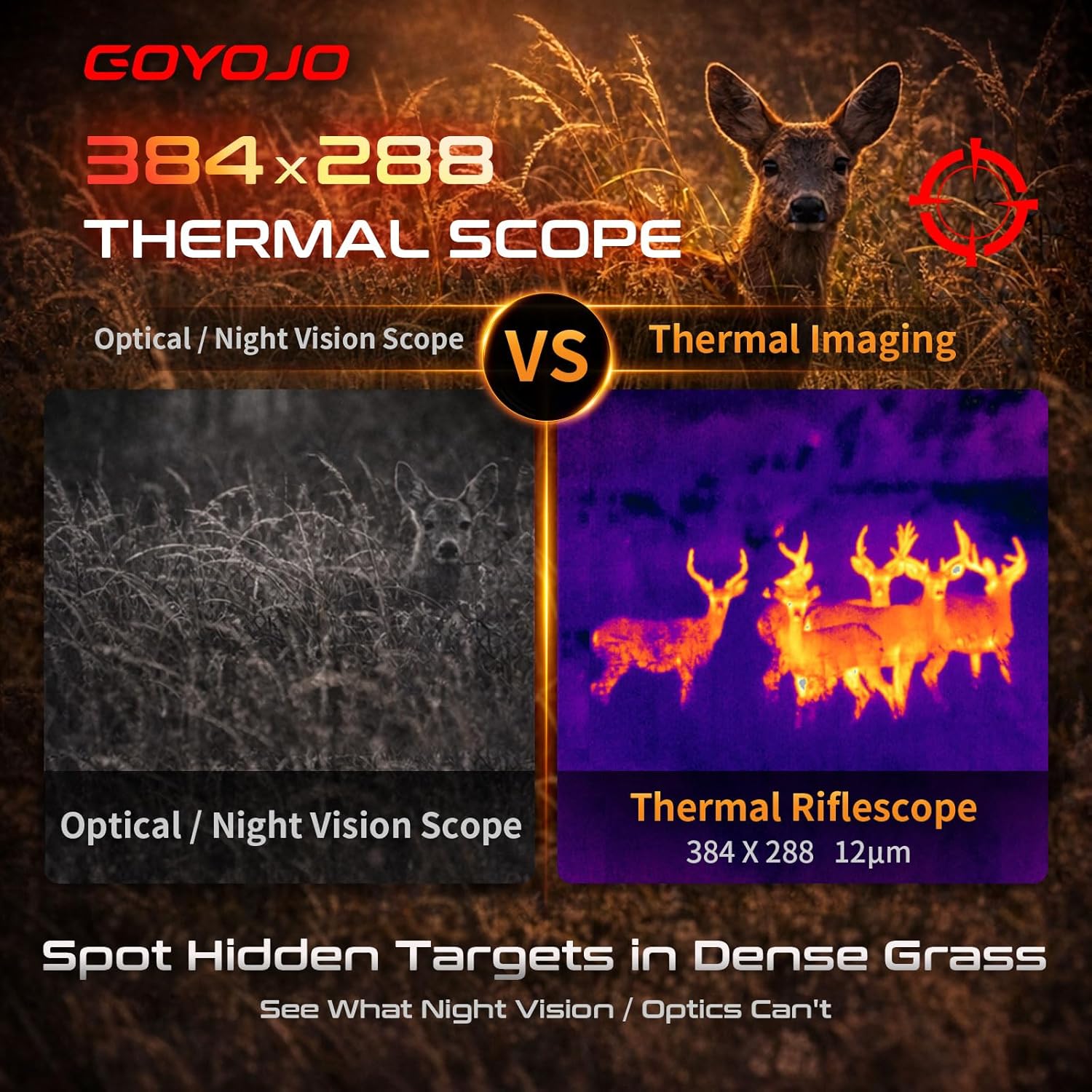 GOYOJO Thermal Scope 384x288 T - đánh giá và giá Hunting Thermal Imaging Scope